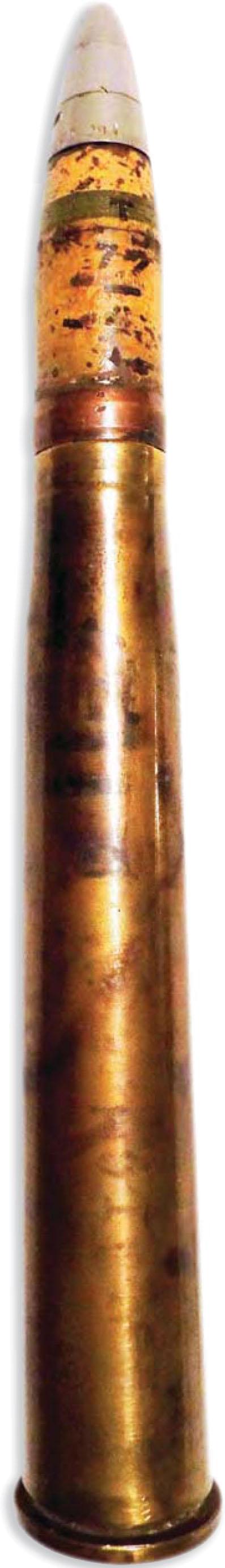 WW2 1942 British Dated 20mm Oerlikon Ammunition Shell Casing in Ammunition